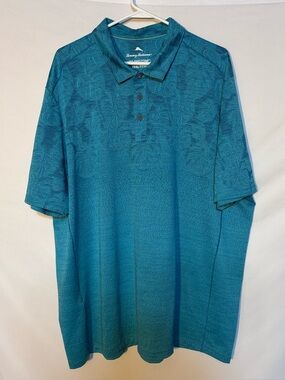 Tommy Bahama IslandZone Blue Floral Polo – XXL Tall